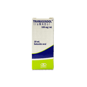 TRAMASINDOL 100 MG/ML SOLUCION ORAL FRASCO X 10 ML